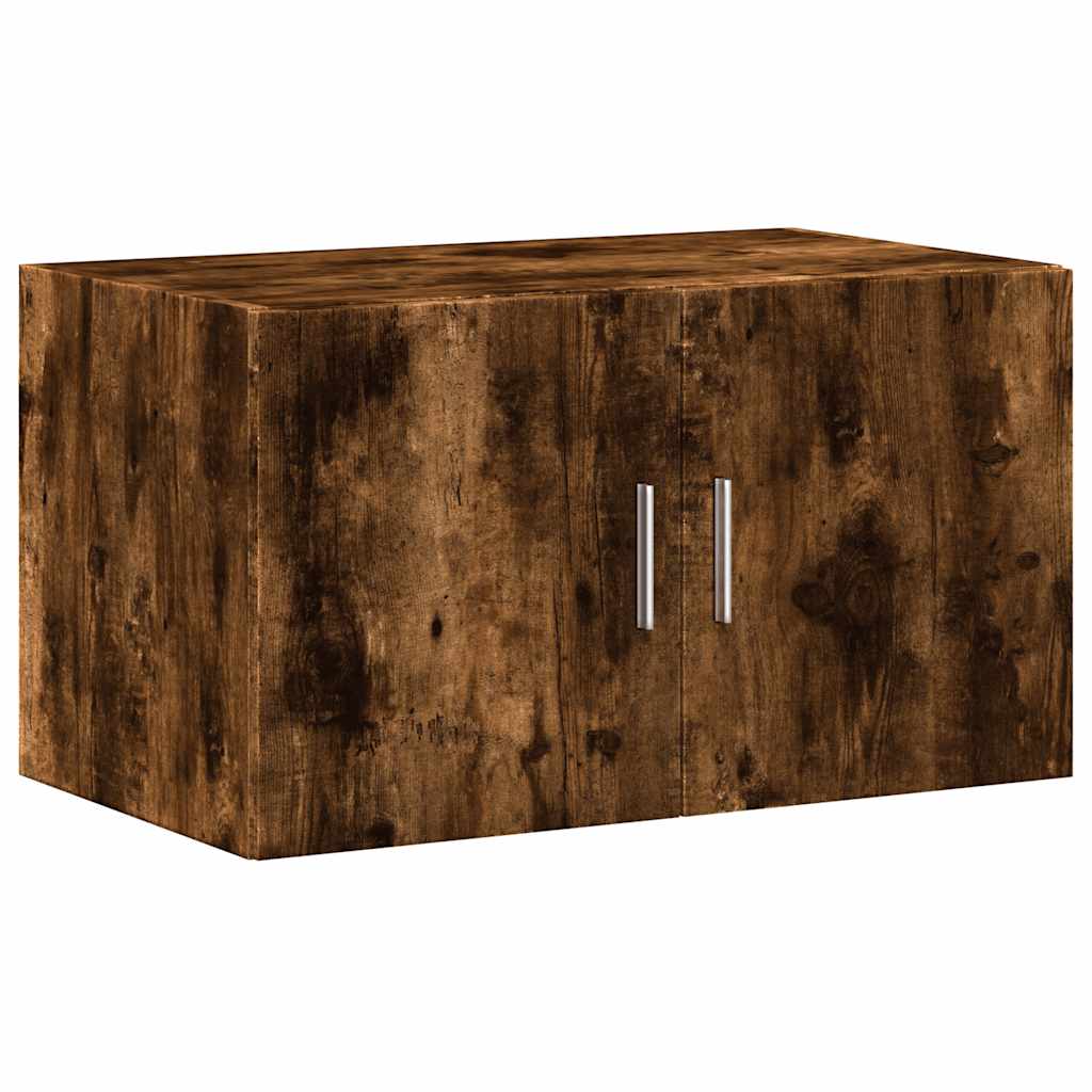 Armadietto Rovere Fumo 70x42,5x225 cm in Legno Multistrato