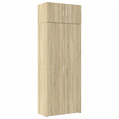 Armadietto Rovere Sonoma 80x42,5x225 cm in Truciolato
