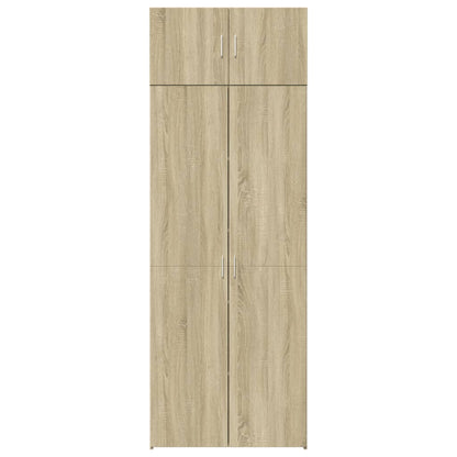 Armadietto Rovere Sonoma 80x42,5x225 cm in Truciolato