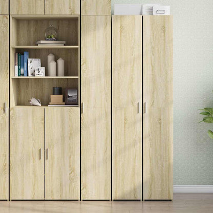 Credenza Rovere Sonoma 30x42,5x185 cm in Legno Ingegnerizzato