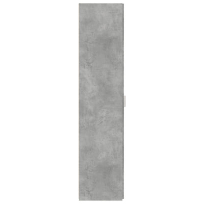 Credenza Grigio Cemento 30x42,5x185 cm in Legno Ingegnerizzato