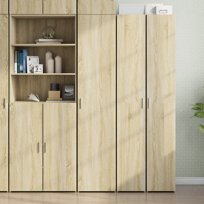 Credenza Rovere Sonoma 40x42,5x185 cm in Legno Ingegnerizzato