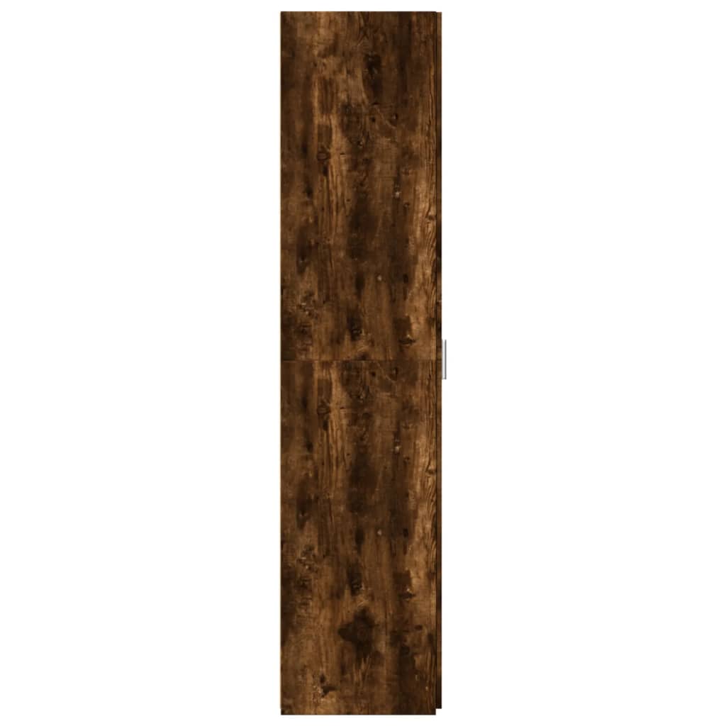 Credenza Rovere Fumo 40x42,5x185 cm in Legno Ingegnerizzato