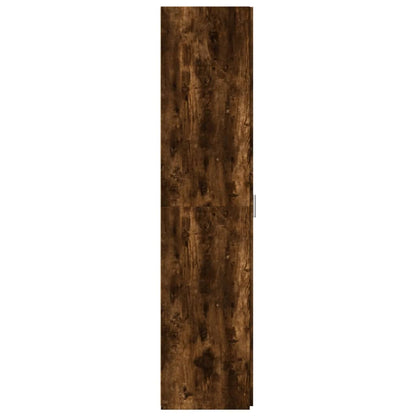 Credenza Rovere Fumo 40x42,5x185 cm in Legno Ingegnerizzato