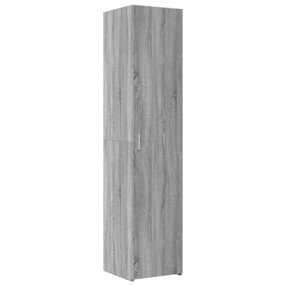Credenza Grigio Sonoma 40x42,5x185 cm in Legno Ingegnerizzato