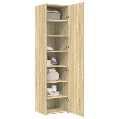 Credenza Rovere Sonoma 45x42,5x185 cm in Legno Ingegnerizzato