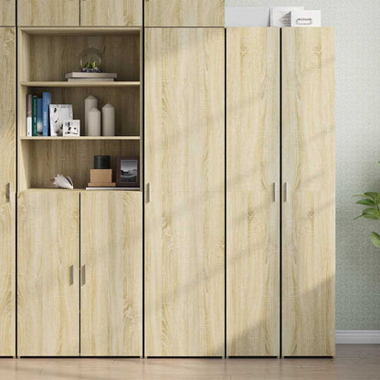Credenza Rovere Sonoma 45x42,5x185 cm in Legno Ingegnerizzato