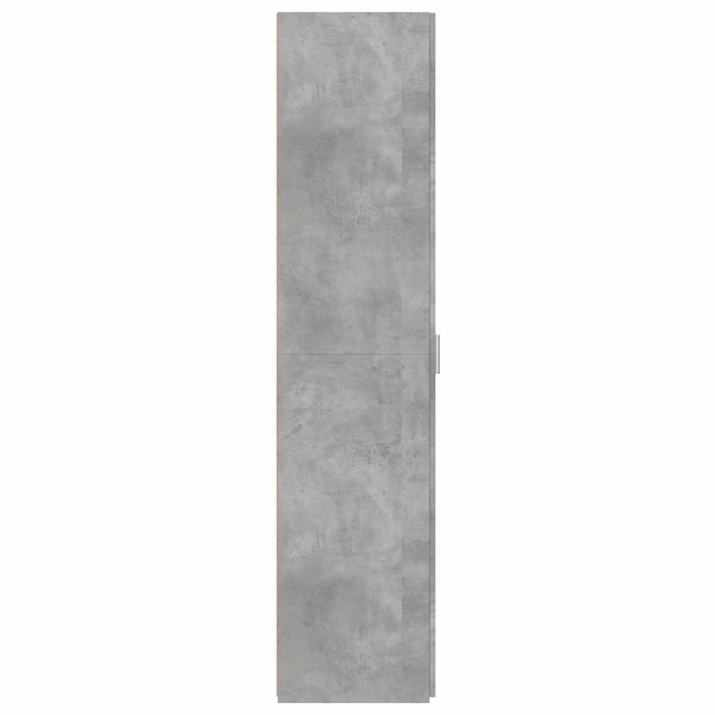 Credenza Grigio Cemento 45x42,5x185 cm in Legno Ingegnerizzato