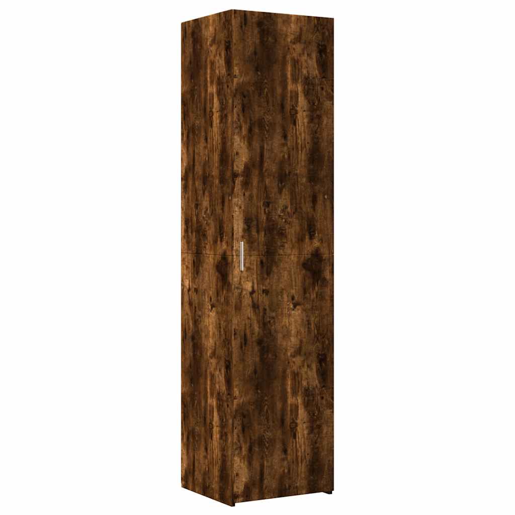 Credenza Rovere Fumo 45x42,5x185 cm in Legno Ingegnerizzato