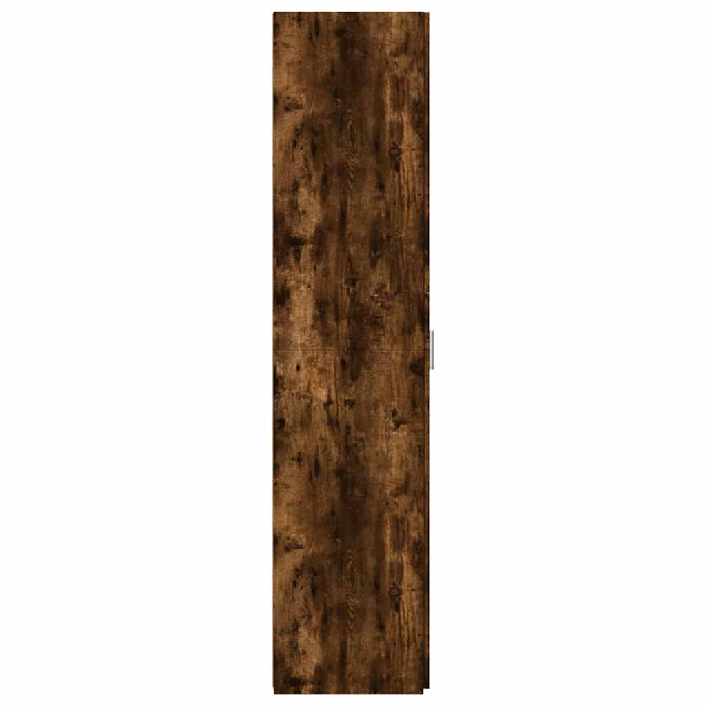 Credenza Rovere Fumo 45x42,5x185 cm in Legno Ingegnerizzato