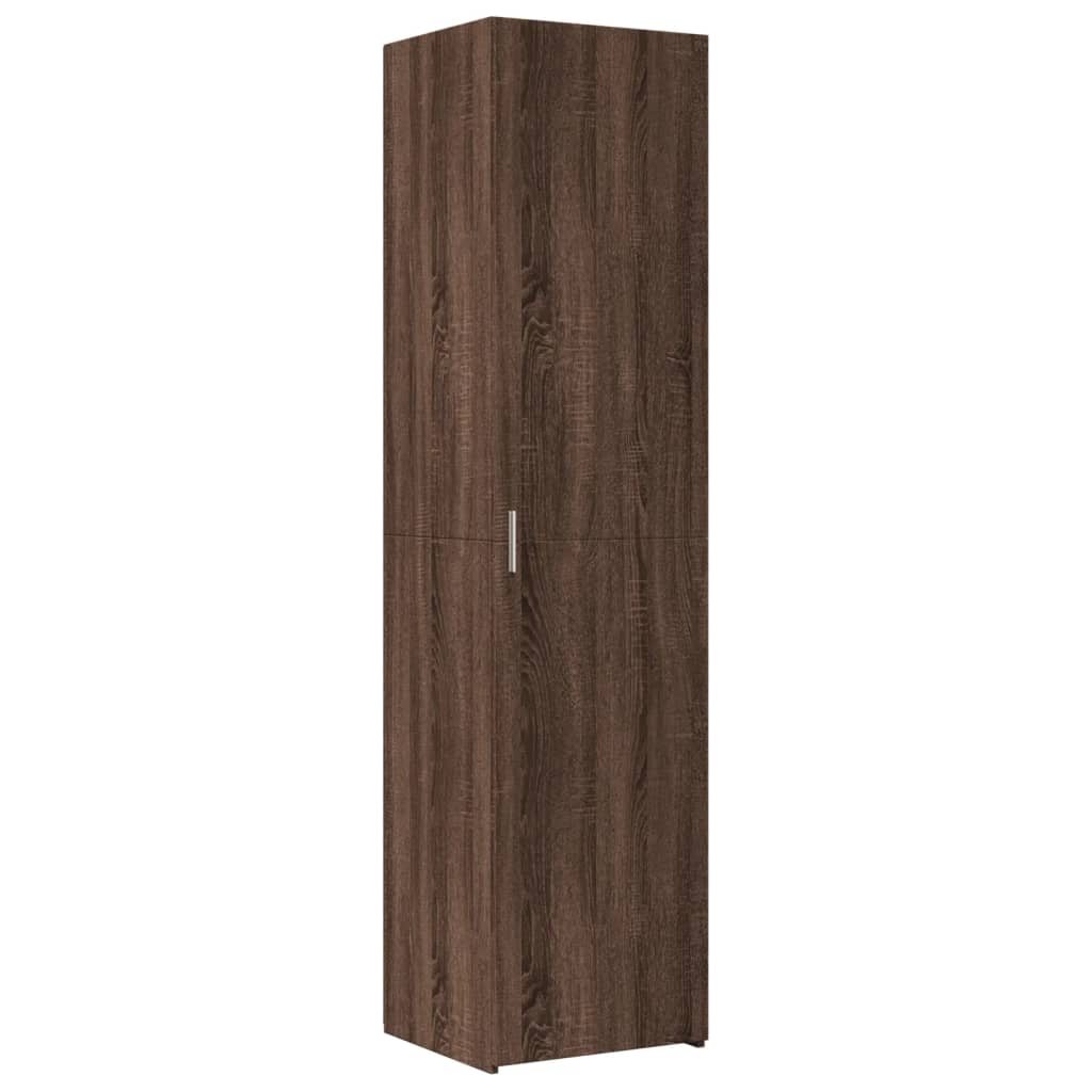 Credenza Rovere Marrone 45x42,5x185 cm in Legno Multistrato