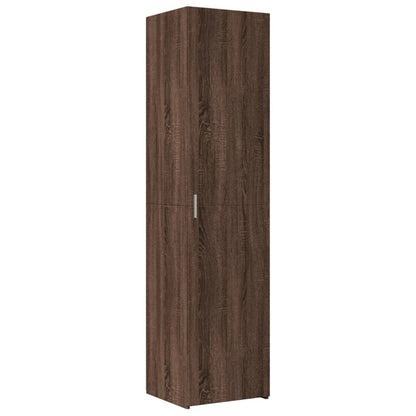 Credenza Rovere Marrone 45x42,5x185 cm in Legno Multistrato