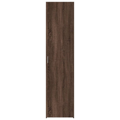 Credenza Rovere Marrone 45x42,5x185 cm in Legno Multistrato