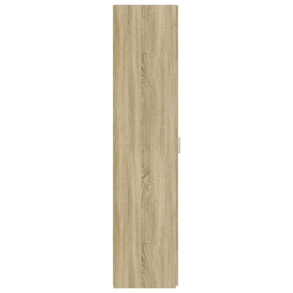 Credenza Rovere Sonoma 50x42,5x185 cm in Legno Ingegnerizzato