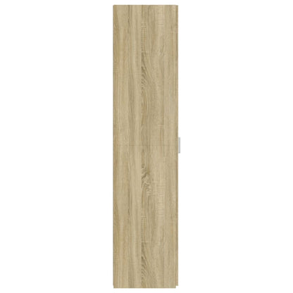 Credenza Rovere Sonoma 50x42,5x185 cm in Legno Ingegnerizzato