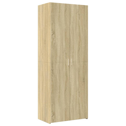 Credenza Rovere Sonoma 70x42,5x185 cm in Legno Ingegnerizzato