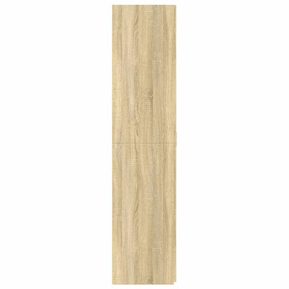 Credenza Rovere Sonoma 70x42,5x185 cm in Legno Ingegnerizzato