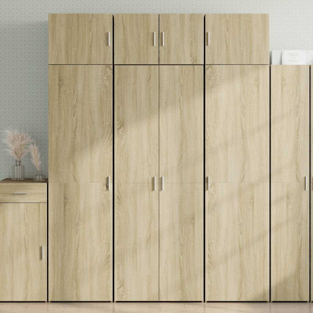 Credenza Rovere Sonoma 70x42,5x185 cm in Legno Ingegnerizzato