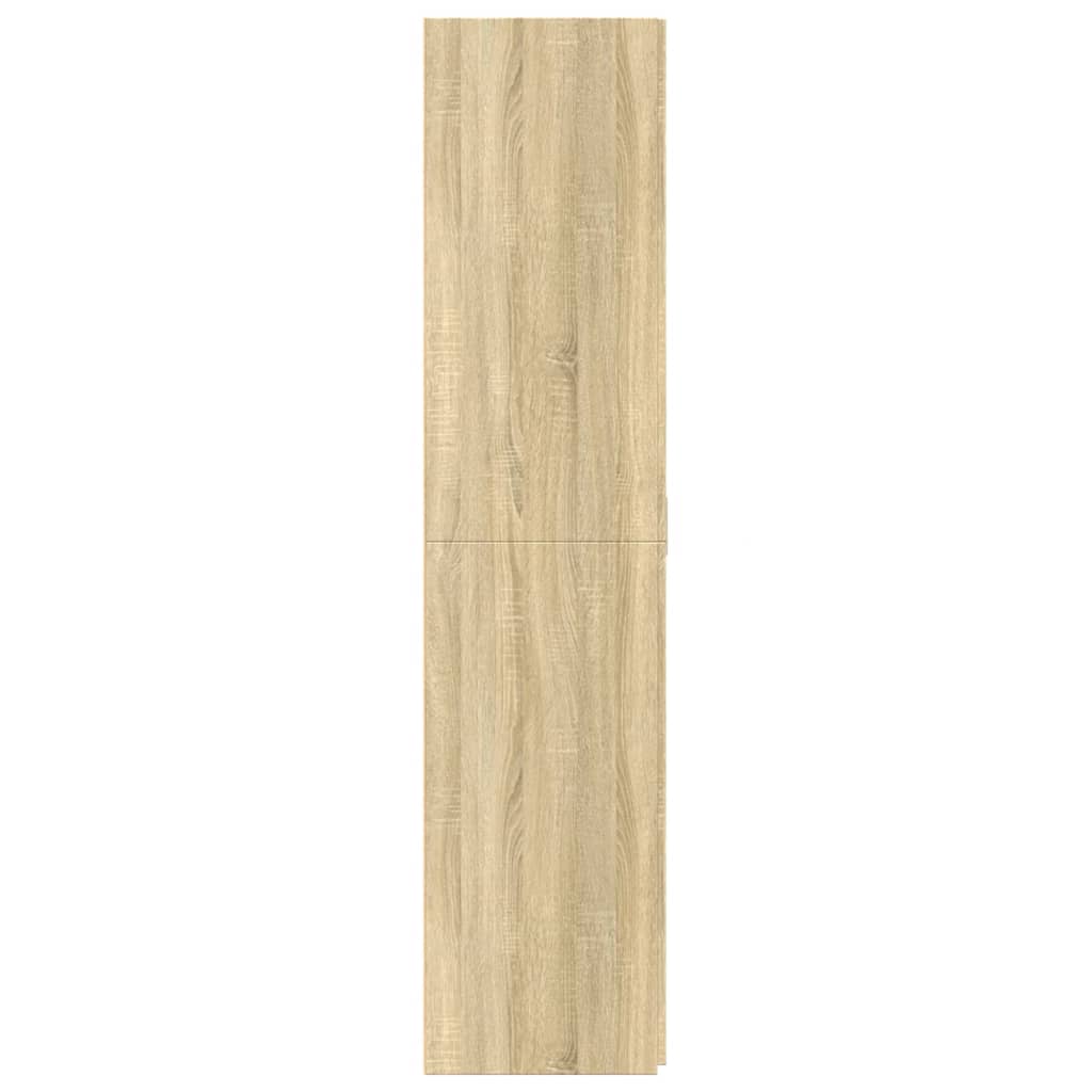 Credenza Rovere Sonoma 80x42,5x185 cm in Legno Ingegnerizzato