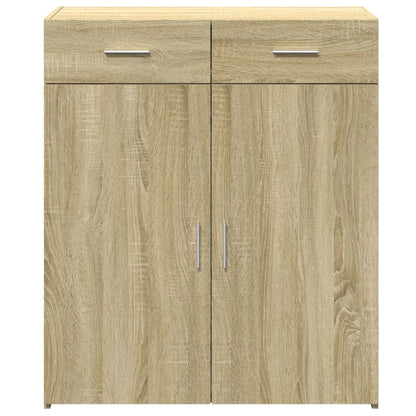 Credenza Rovere Sonoma 80x42,5x93 cm in Legno Multistrato