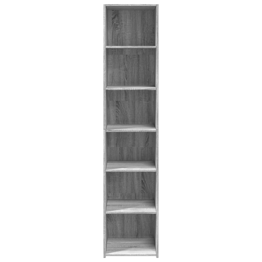 Credenza Grigio Sonoma 40x41x185cm in Legno Multistrato