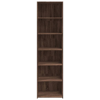 Credenza Rovere Marrone 50x41x185 in Legno Multistrato