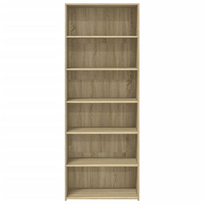 Credenza Rovere Sonoma 70x41x185 cm in Legno Multistrato