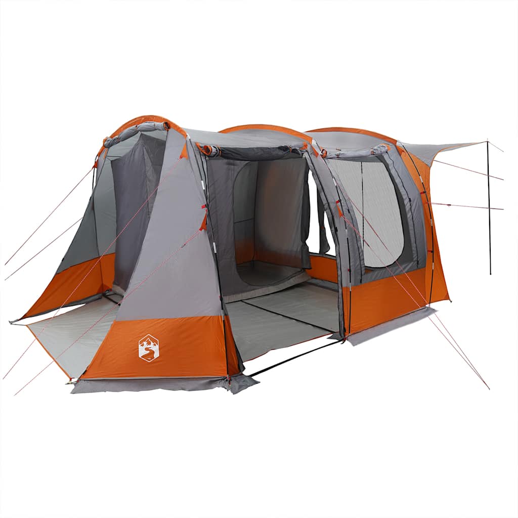 Tenda da Campeggio per Auto Grigio e Arancione Impermeabile