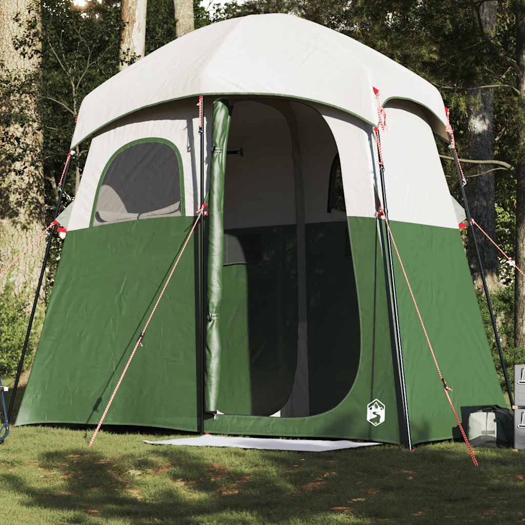 Tenda da Doccia per 2 Persone Verde Impermeabile
