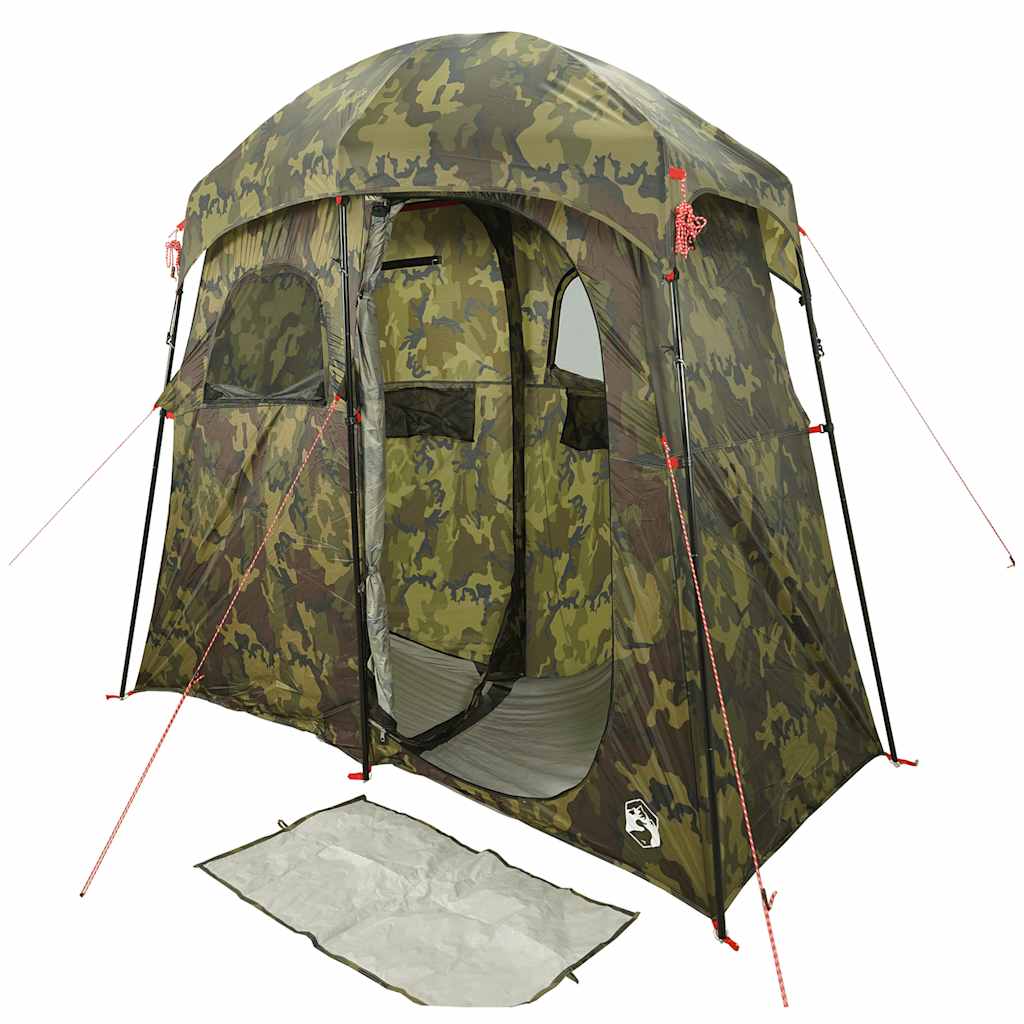 Tenda da Doccia per 2 Persone Mimetica Impermeabile