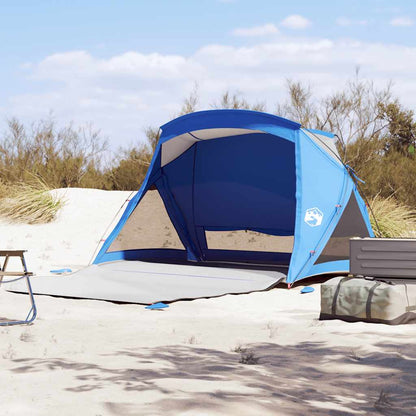 Tenda da Spiaggia 2 Persone Azzurra Impermeabile