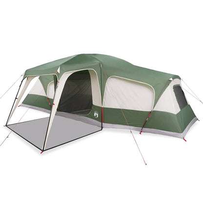Tenda da Campeggio con Portico a Cupola 9 Persone Impermeabile