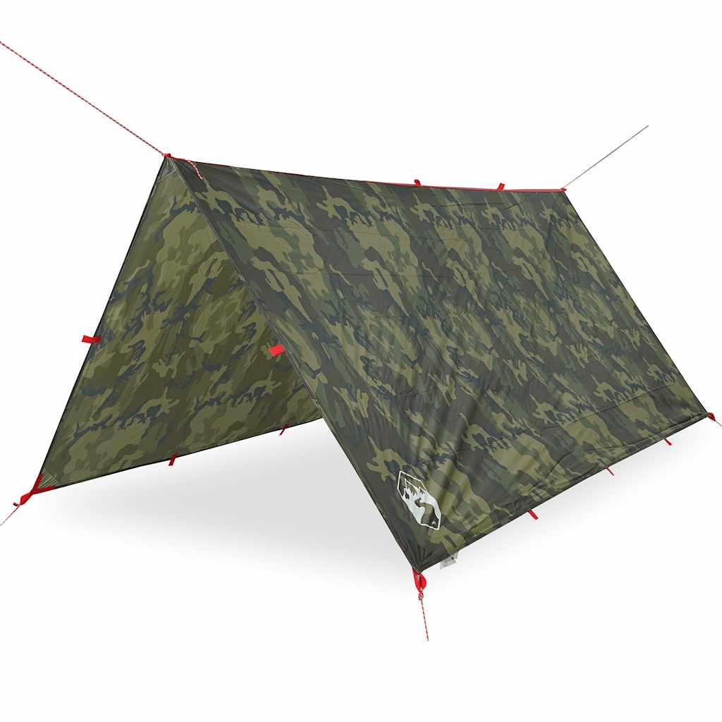Telone da Campeggio Mimetica 306x306 cm Impermeabile