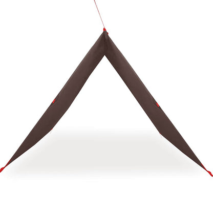 Telone da Campeggio Marrone 366x306 cm Impermeabile