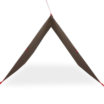 Telone da Campeggio Marrone 406x306 cm Impermeabile