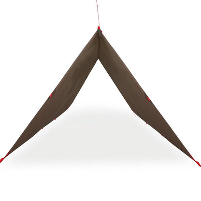 Telone da Campeggio Marrone 506x306 cm Impermeabile