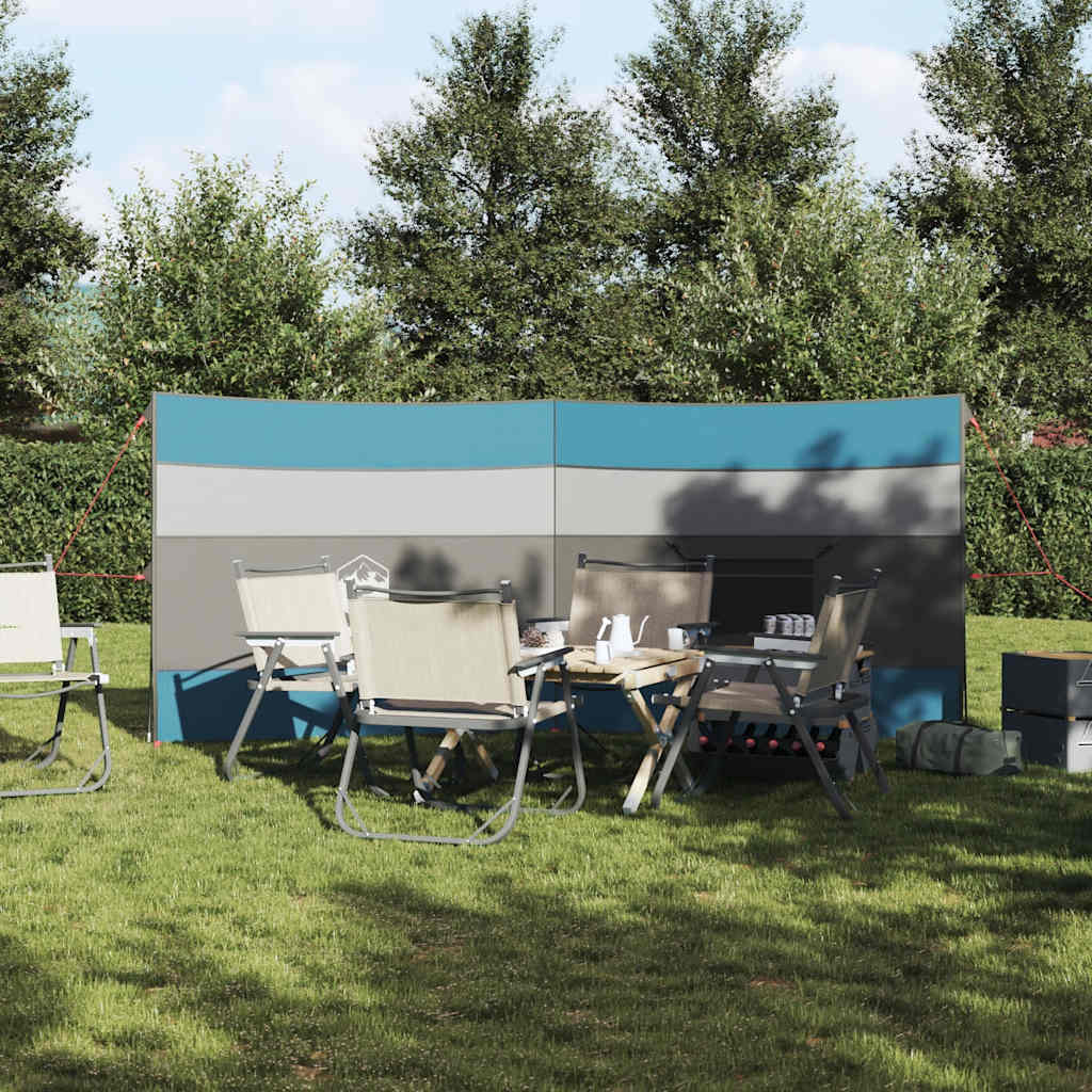 Frangivento da Campeggio Blu 340x130 cm Impermeabile