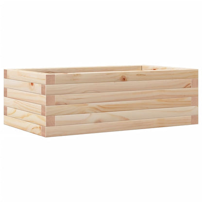 Fioriera da Giardino 70x40x23 cm in Legno Massello di Pino