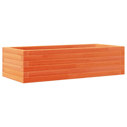 Fioriera Giardino Marrone Cera 90x40x23 cm Legno Massello Pino