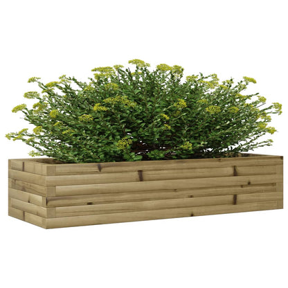 Fioriera da Giardino 110x40x23 cm in Legno di Pino Impregnato