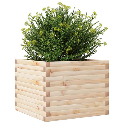 Fioriera da Giardino 60x60x45,5 cm in Legno Massello di Pino