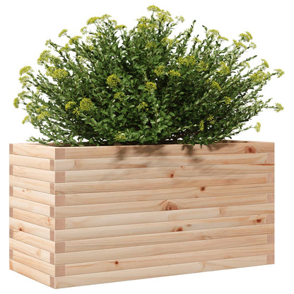 Fioriera da Giardino 90x40x45,5 cm in Legno Massello di Pino