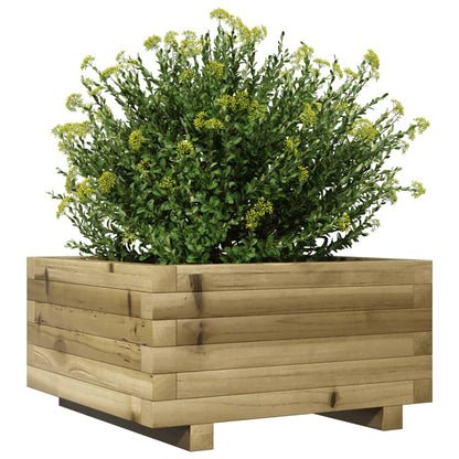 Fioriera da Giardino 50x50x26,5 cm in Legno di Pino Impregnato
