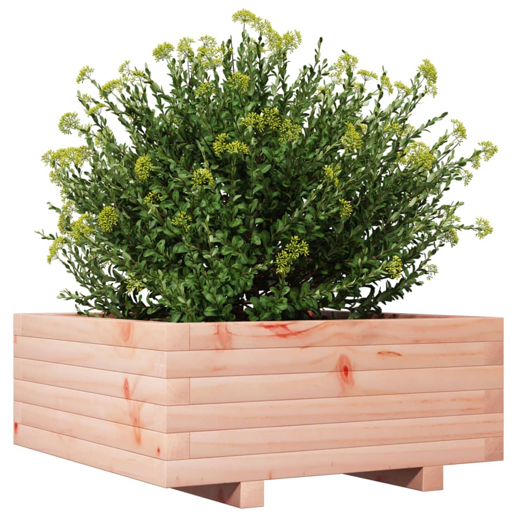 Fioriera da Giardino 60x60x26,5 cm in Legno Massello di Douglas