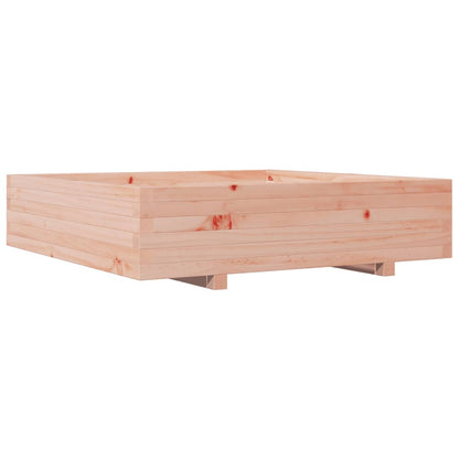 Fioriera da Giardino 100x100x26,5 cm Legno Massello di Douglas