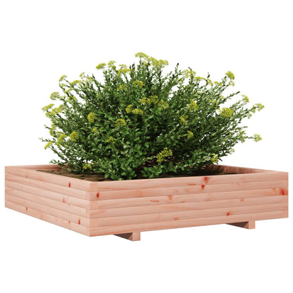 Fioriera da Giardino 110x110x26,5 cm Legno Massello di Douglas