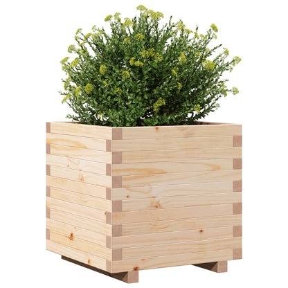 Fioriera da Giardino 50x50x49,5 cm in Legno Massello di Pino
