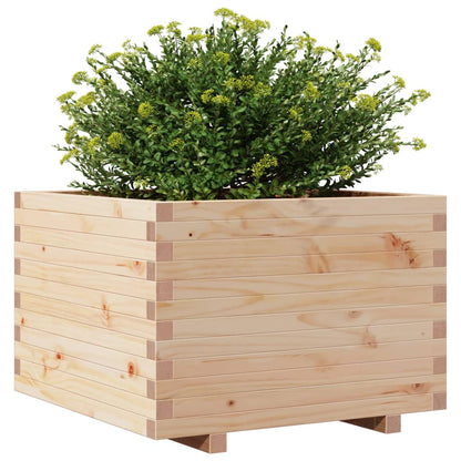 Fioriera da Giardino 70x70x49,5 cm in Legno Massello di Pino