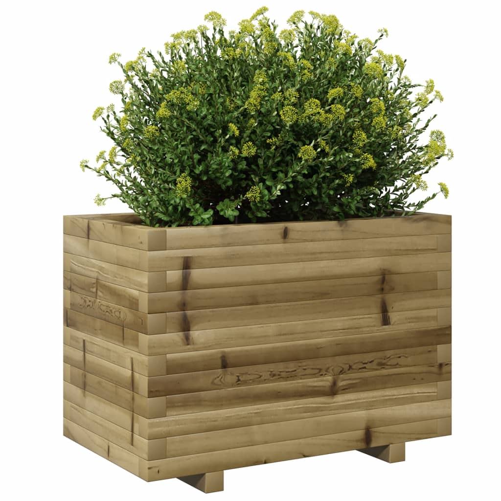 Fioriera da Giardino 70x40x49,5 cm in Legno di Pino Impregnato