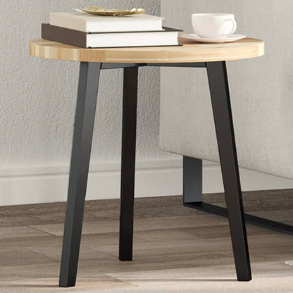 Piano Tavolo Rotondo Ã˜40x2 cm in Legno Massello di Acacia